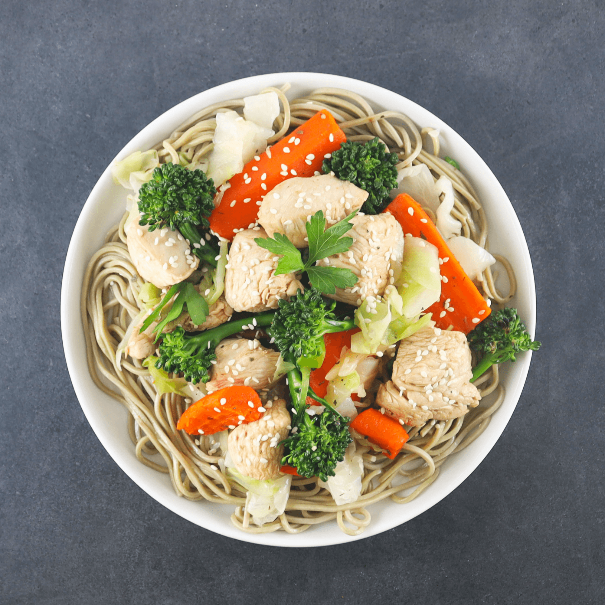 Chicken & Vegetable Soba Stir Fry