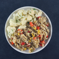 Summer Vegetable Risotto with Parslied Cauliflower