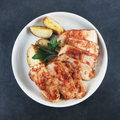 Applewood Grilled Pork with Oven Fries