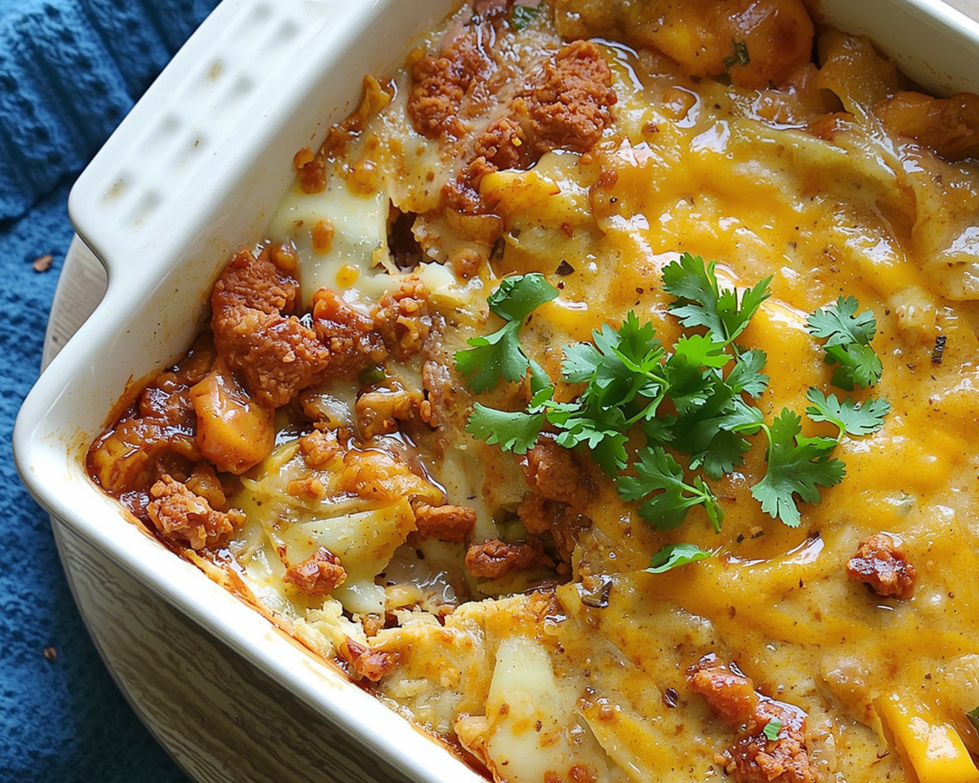 Mexican Turkey Lasagna with Broccoli