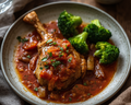 Chicken Osso Buco with Broccoli